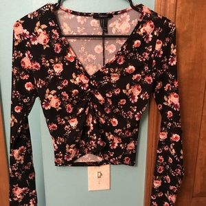 Long sleeve Crop Top